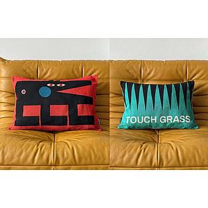 TOUCH GRASS Cushion Cover