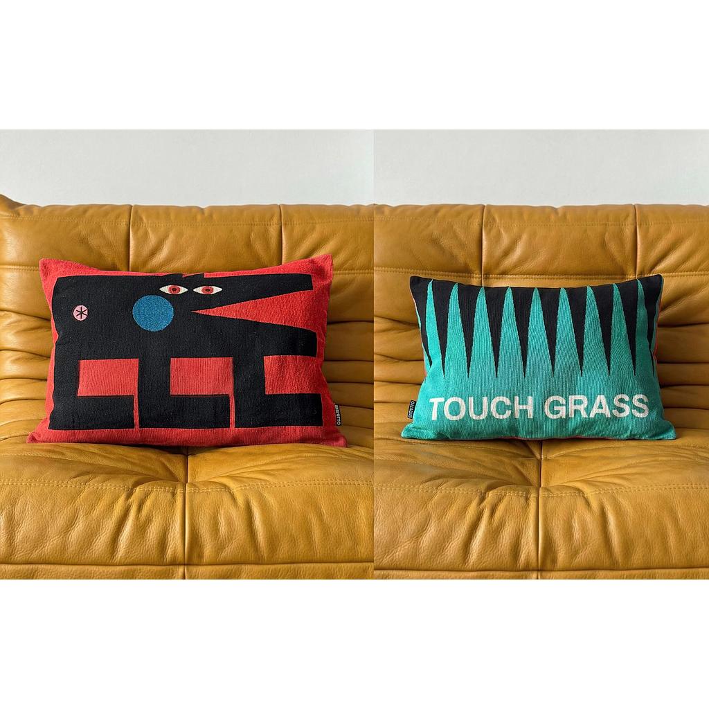 TOUCH GRASS Cushion Cover