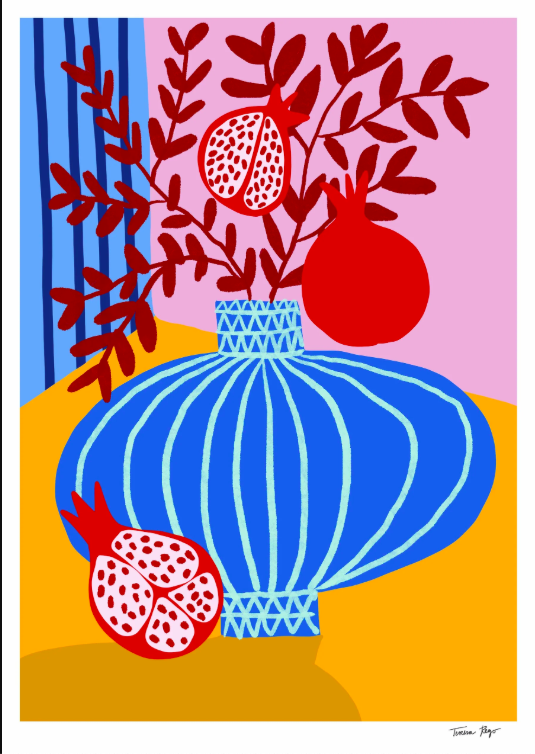 Juicy pomegrates (S)