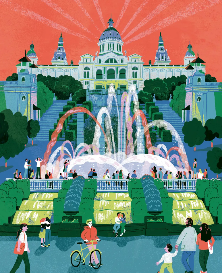 Font magica de Montjuic (M)