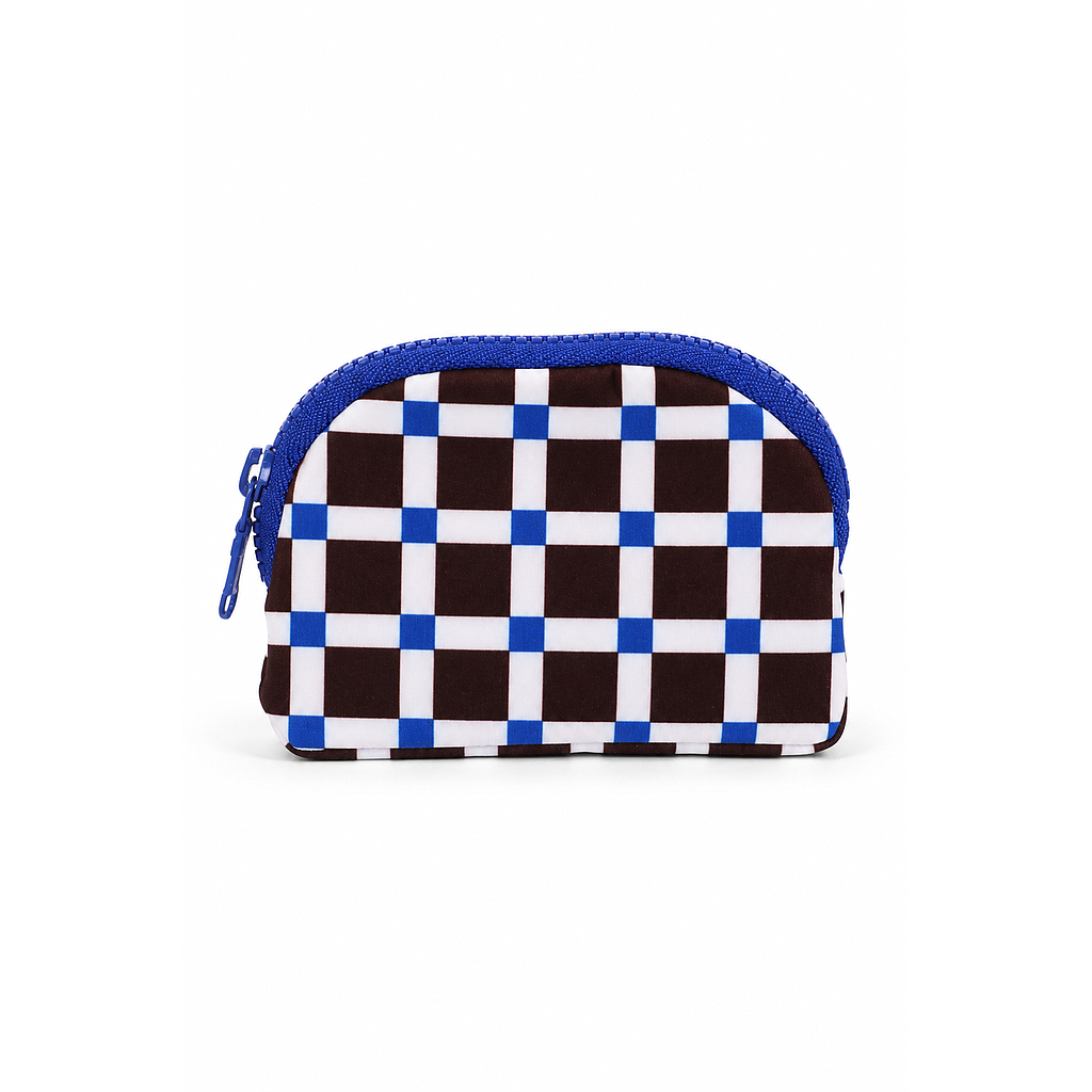 Monedero mosaico azul
