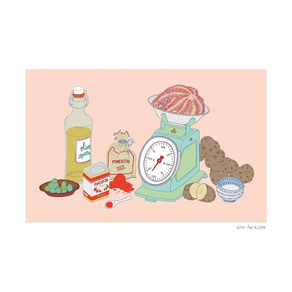Ingredientes pulpo