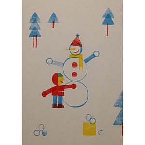 Postal snowman