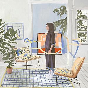 Inés outlined - Canvas S
