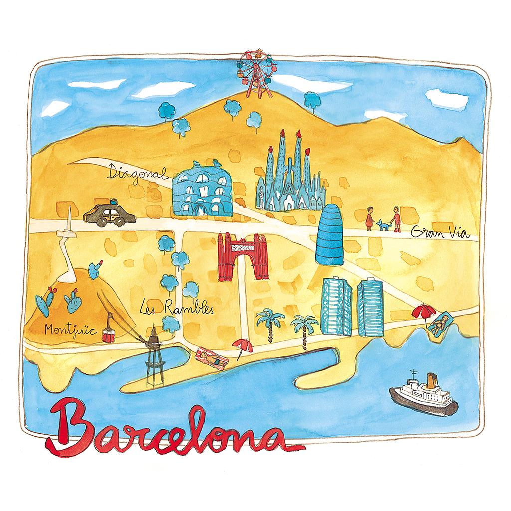 Mapa Barcelona